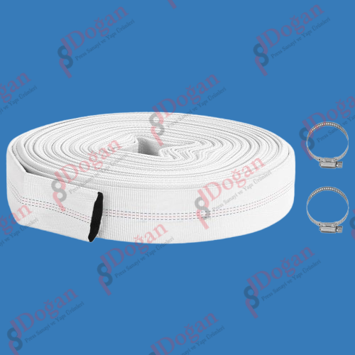 Beyaz Bez İçi PVC Yangın Hortumu TSE